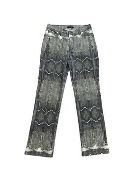 Roberto Cavalli FW2005 Snakeskin Print Jeans